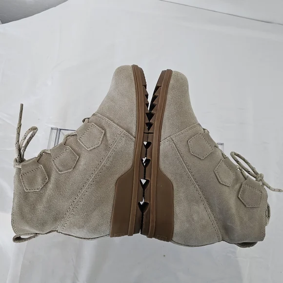 Sorel Evie Lace-Up Wedge Boots Women's Size 8 Waterproof Suede - Picture 8 of 13